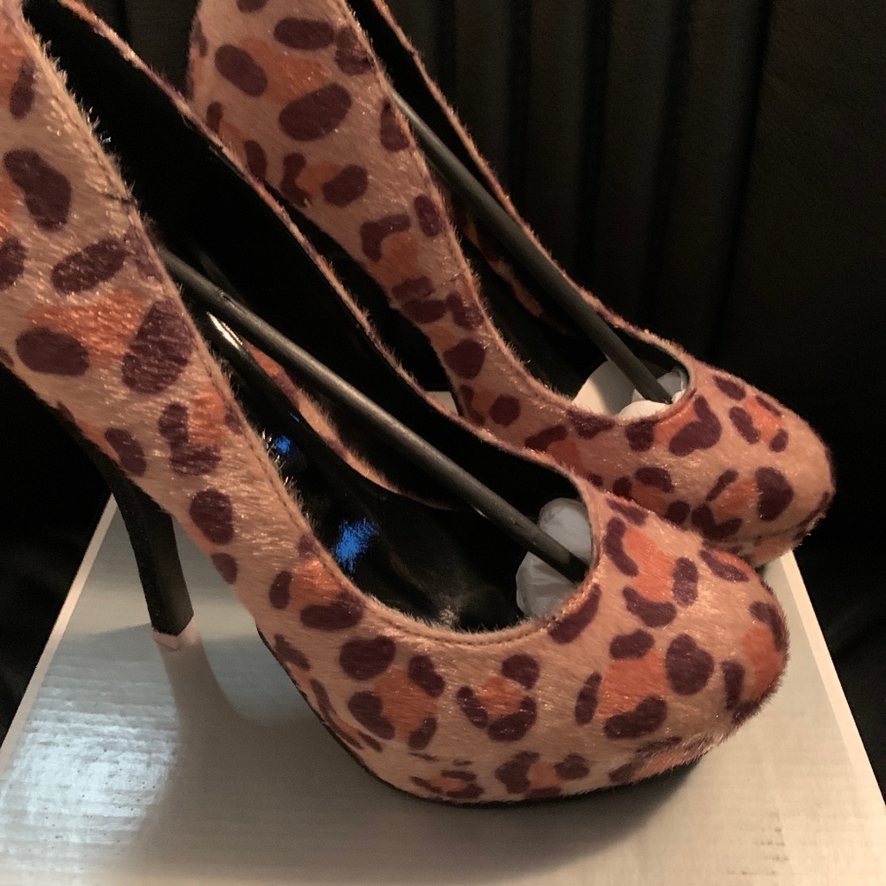 Women Leopard Heels